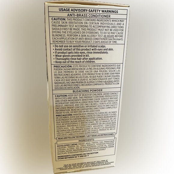 COLORISTA BLEACH HAIR COLOR DYE LOREAL. VEGAN HIGHLIGHTS BLONDE STREAKS BEAUTY - Picture 2 of 6